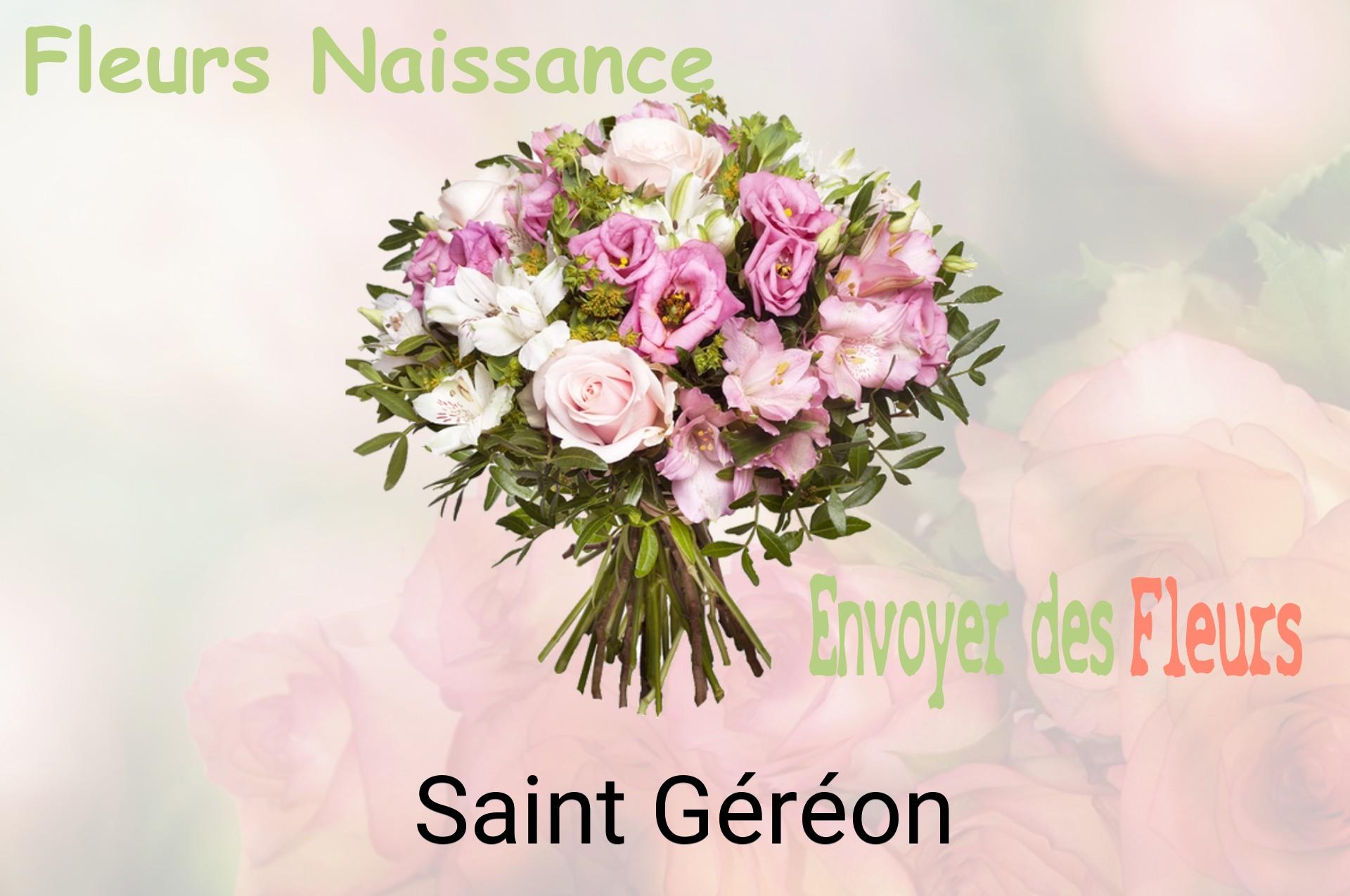 Bouquet de fleurs de naissance livré à Saint-Géréon